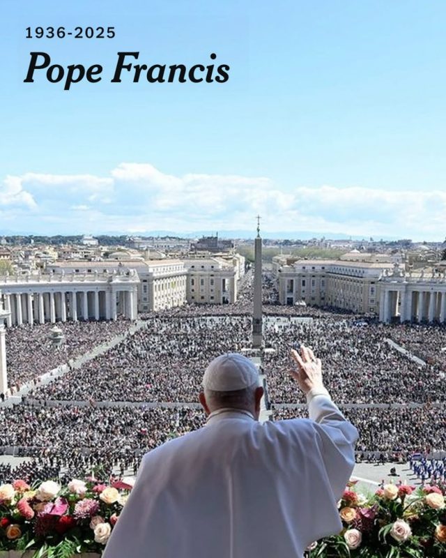 ภาพจากอินสตาแกรม Sho Shibuya เกี่ยวกับข่าว "สมเด็จพระสันตะปาปา Francis สิ้นพระชนม์"