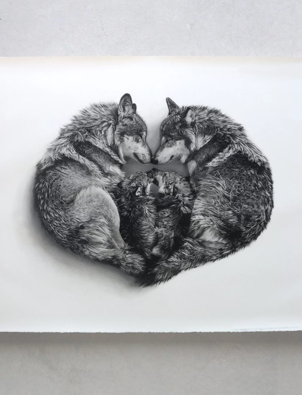 ภาพวาดชื่อ ‘Sanctum’ ของ จอร์เจีย แฮร์ริส กับ ร็อบ แฮร์ริส